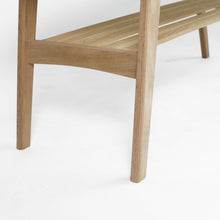 Load image into Gallery viewer, Laura 43" Rectangular Italian Carrara White Marble Coffee Table with Oak Shelf