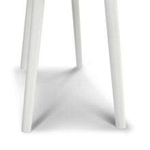 Load image into Gallery viewer, Viola 44" Rectangular Italian Carrara White Marble Writing Desk with White Leg